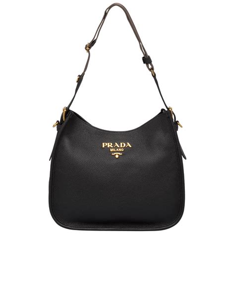 prada hobo comb|Leather hobo shoulder bag .